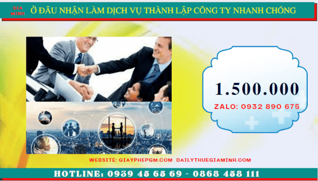 Chi phí dịch vụ thành lập công ty trọn gói tại Quảng Ngãi