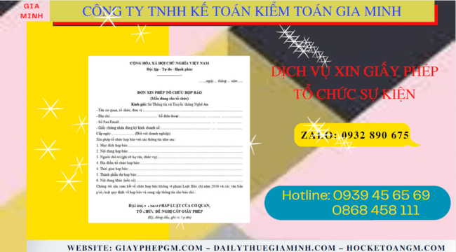 Dịch vụ xin giấy phép tổ chức sự kiện chuyên nghiệp tại thành phố Hải Phòng