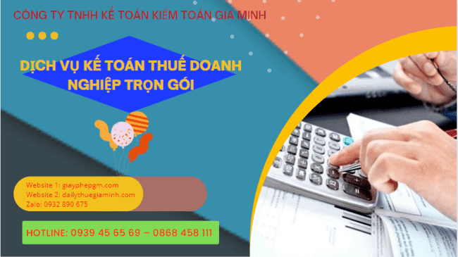 Dịch vụ kế toán thuế doanh nghiệp trọn gói tại Thái Nguyên