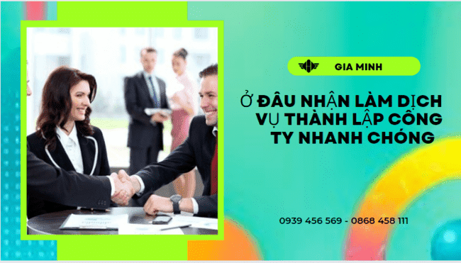 ở đâu nhận làm dịch vụ thành lập công ty tại Quảng Ngãi nhanh chóng