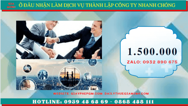 Chi phí dịch vụ thành lập công ty trọn gói tại Nghệ An