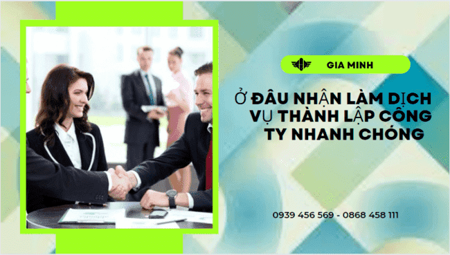 ở đâu nhận làm dịch vụ thành lập công ty tại Nghệ An nhanh chóng