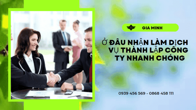 ở đâu nhận làm dịch vụ thành lập công ty tại Quảng Trị nhanh chóng