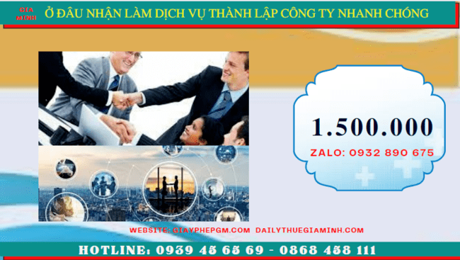 Chi phí dịch vụ thành lập công ty trọn gói tại Quảng Trị