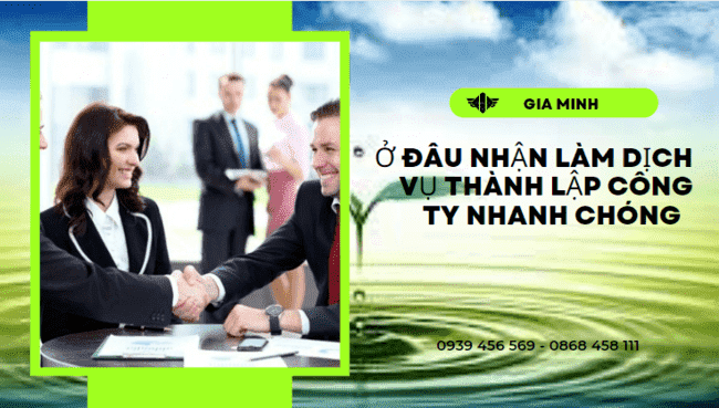 ở đâu nhận làm dịch vụ thành lập công ty tại Thanh Hóa nhanh chóng