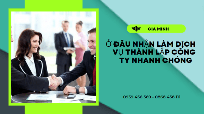 ở đâu nhận làm dịch vụ thành lập công ty tại Yên Bái nhanh chóng