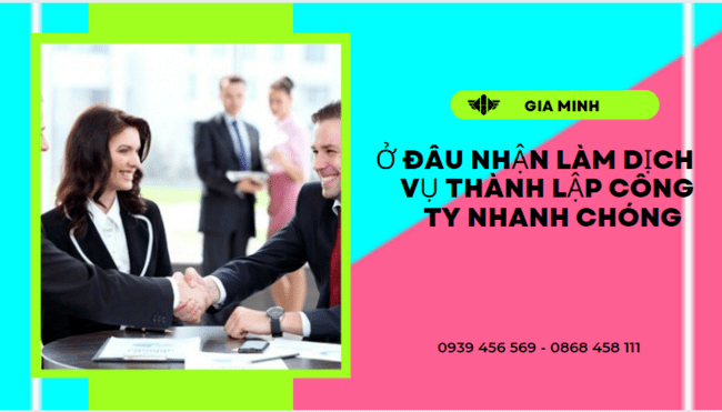 ở đâu nhận làm dịch vụ thành lập công ty tại Huyện Sóc Sơn nhanh chóng