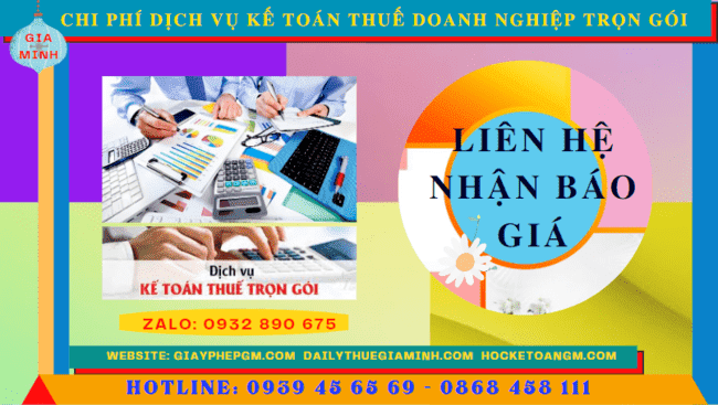 Bảng giá dịch vụ kế toán doanh nghiệp ở Lào Cai 