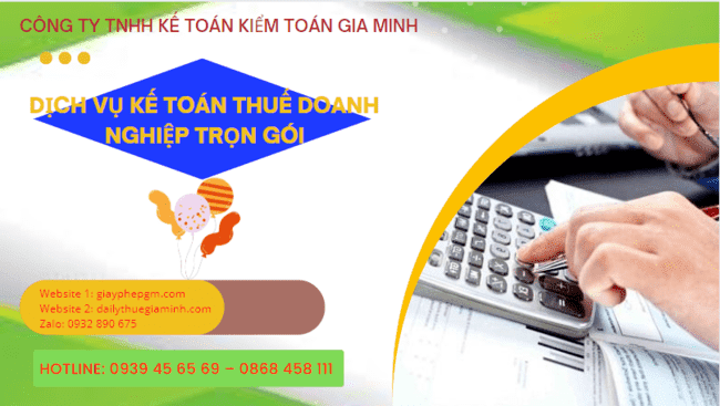 Dịch vụ kế toán thuế doanh nghiệp trọn gói tại Lai Châu