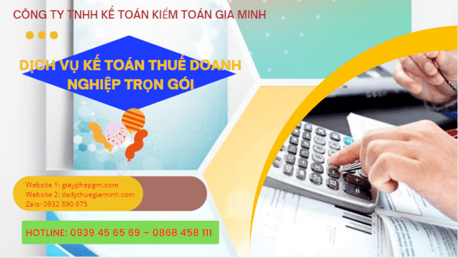 Dịch vụ kế toán thuế doanh nghiệp trọn gói tại Sơn La