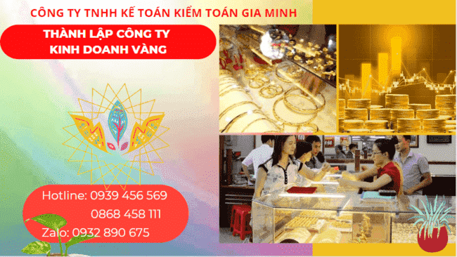 Thành lập doanh nghiệp kinh doanh vàng tại Lào Cai