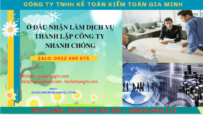 Dịch vụ thành lập công ty nhanh trọn gói giá rẻ tại Huyện Sóc Sơn