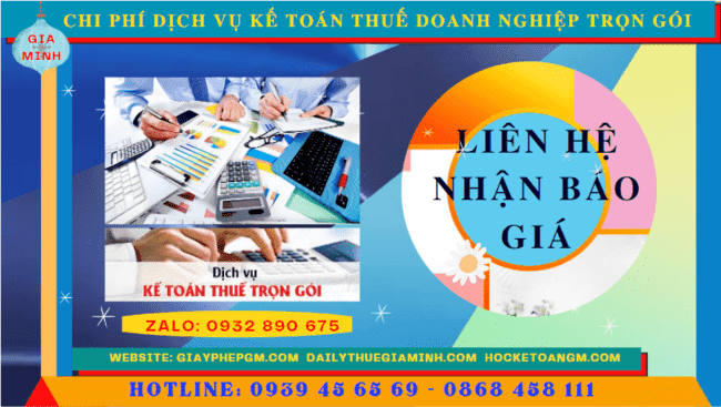 Bảng giá dịch vụ kế toán doanh nghiệp ở Sơn La 