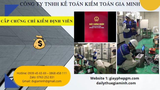 CẤP CHỨNG CHỈ KIỂM ĐỊNH VIÊN 5 Chứng chỉ hành nghề kiểm định