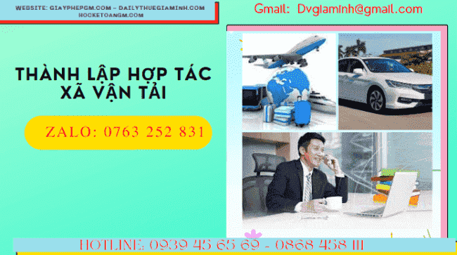 Thủ tục đăng ký thành lập hợp tác xã vận tải