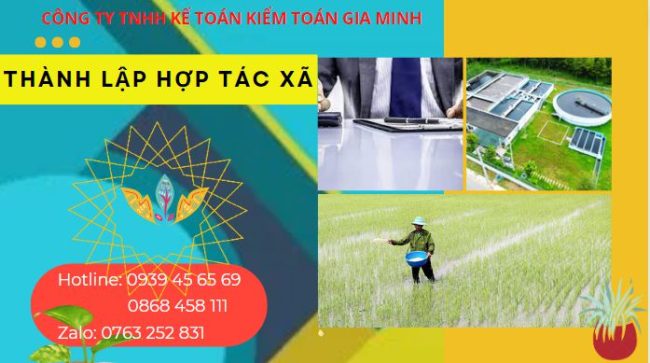 Thành lập hợp tác xã 4 Thủ tục mở hợp tác xã