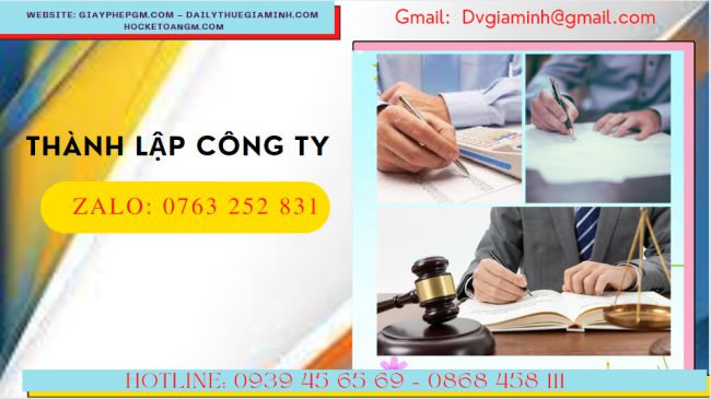 Thủ tục thành lập công ty tư vấn tài chính tại Hội An - Quảng Nam 8 Dịch vụ thành lập công ty tư vấn tài chính tại Hội An