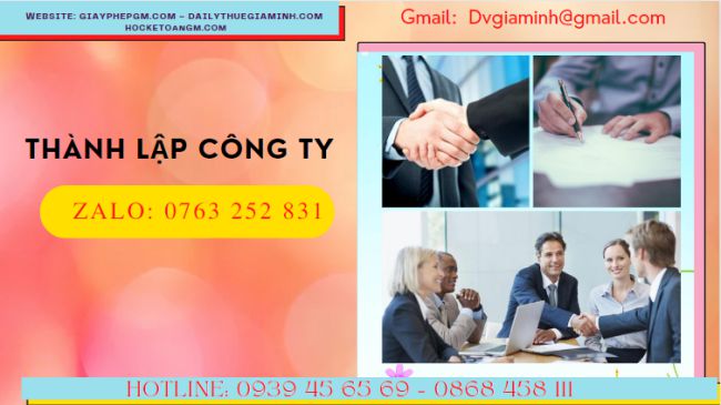 Dịch vụ thành lập công ty tư vấn tài chính tại Mỹ Tho
