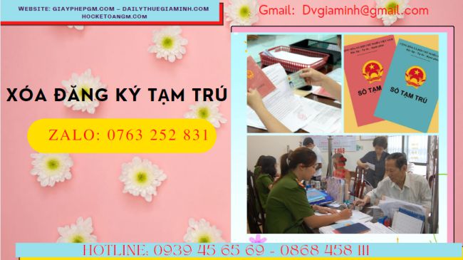 XÓA ĐĂNG KÝ TẠM TRÚ 4 Hướng dẫn mới về xóa tạm trú