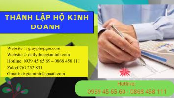 Thành lập hộ kinh doanh vật liệu xây dựng 16 Quy trình đăng ký kinh doanh hộ kinh doanh vật liệu xây dựng