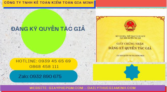 THỦ TỤC CẤP GIẤY CHỨNG NHẬN ĐĂNG KÝ QUYỀN TÁC GIẢ 4 Thủ tục đăng ký bản quyền tác giả