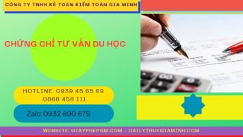 Thủ tục xin cấp chứng chỉ tư vấn du học 6 Thủ tục xin cấp giấy phép tư vấn du học