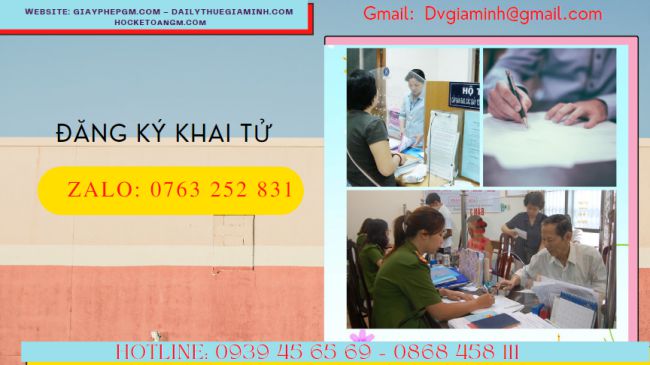 Thủ tục đăng ký khai tử 5 Thực hiện đăng ký khai tử như thế nào?