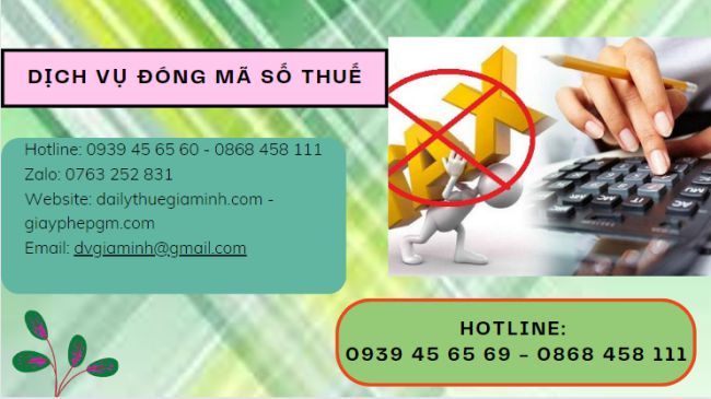 DỊCH VỤ ĐÓNG MÃ SỐ THUẾ TẠI BÀ RỊA VŨNG TÀU 1 Cách mở lại mã số thuế bị đóng tại Bà Rịa Vũng Tàu