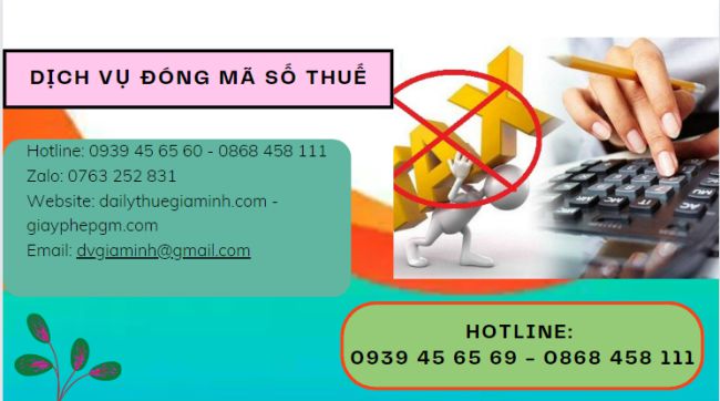 Dịch vụ đóng mã số thuế tại Cà Mau 4 Cách mở lại mã số thuế bị đóng tại Cà Mau