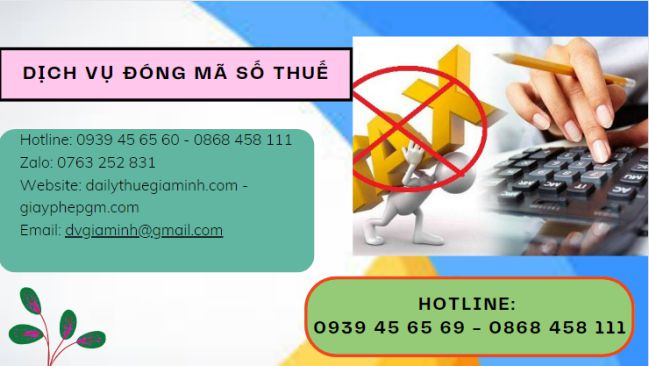 Dịch vụ đóng mã số thuế tại Phú Thọ 4 Cách mở lại mã số thuế bị đóng tại Phú Thọ