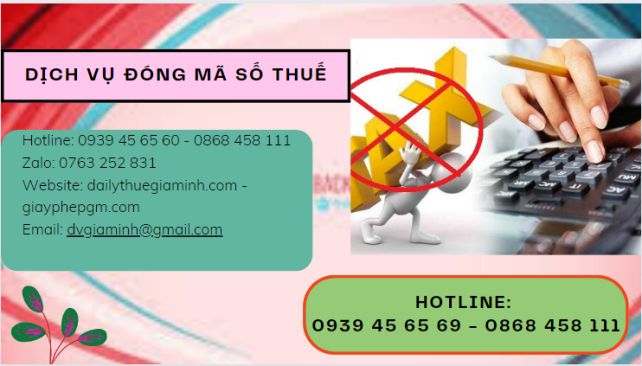 Dịch vụ đóng mã số thuế tại Quảng Ninh 4 Cách mở lại mã số thuế bị đóng tại Quảng Ninh