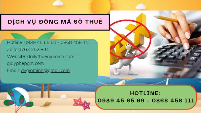 Dịch vụ đóng mã số thuế tại Sơn La 4 Cách mở lại mã số thuế bị đóng tại Sơn La