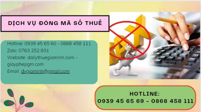 Cách mở lại mã số thuế bị đóng tại Thái Bình