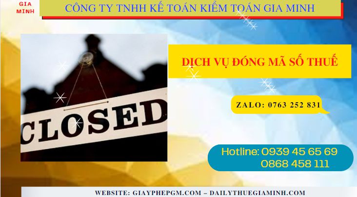 Dịch vụ đóng mã số thuế tại Bắc Kạn 6 Cách mở lại mã số thuế doanh nghiệp bị đóng tại Bắc Kạn