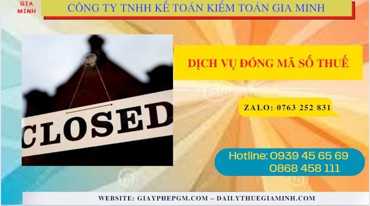 Dịch vụ đóng mã số thuế tại Hà Giang 6 Cách mở lại mã số thuế doanh nghiệp bị đóng tại Hà Giang