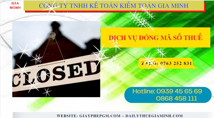 Dịch vụ đóng mã số thuế tại Lạng Sơn 6 Cách mở lại mã số thuế doanh nghiệp bị đóng tại Lạng Sơn