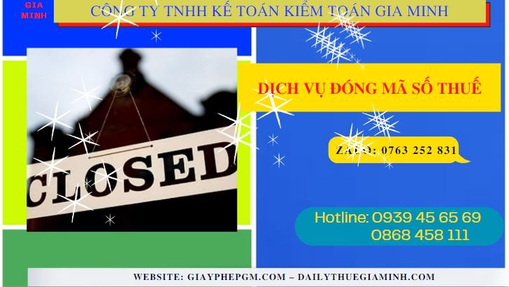Dịch vụ đóng mã số thuế tại Phú Thọ 6 Cách mở lại mã số thuế doanh nghiệp bị đóng tại Phú Thọ