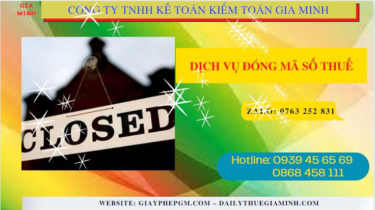 Dịch vụ đóng mã số thuế tại Tuyên Quang 6 Cách mở lại mã số thuế doanh nghiệp bị đóng tại Tuyên Quang