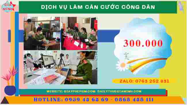 DỊCH VỤ THAY ĐỔI CĂN CƯỚC TẠI THÀNH PHỐ HỒ CHÍ MINH 12 Chi phí dịch vụ làm căn cước công dân tại Thành phố Hồ Chí Minh