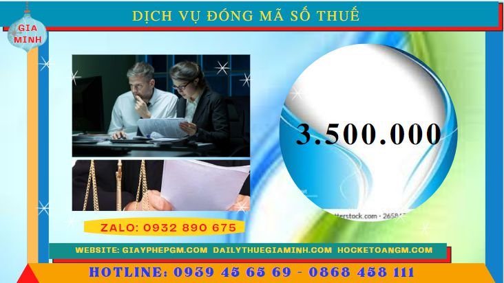 Dịch vụ đóng mã số thuế tại Lạng Sơn 5 Chi phí thuê dịch vụ đóng mã số thuế tại Lạng Sơn