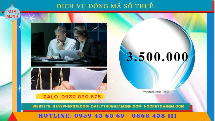 Chi phí thuê dịch vụ đóng mã số thuế tại Lào Cai