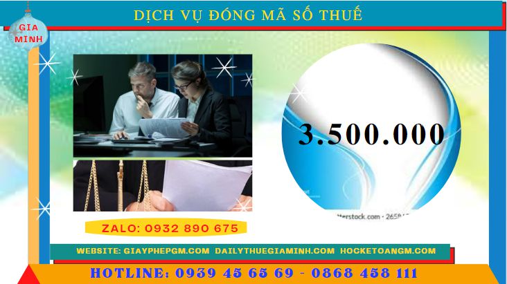 Dịch vụ đóng mã số thuế tại Phú Thọ 5 Chi phí thuê dịch vụ đóng mã số thuế tại Phú Thọ