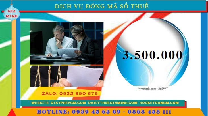 Dịch vụ đóng mã số thuế tại Quảng Ninh 5 Chi phí thuê dịch vụ đóng mã số thuế tại Quảng Ninh