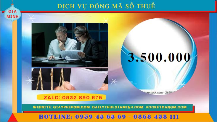 Chi phí thuê dịch vụ đóng mã số thuế tại Quận Hải Châu