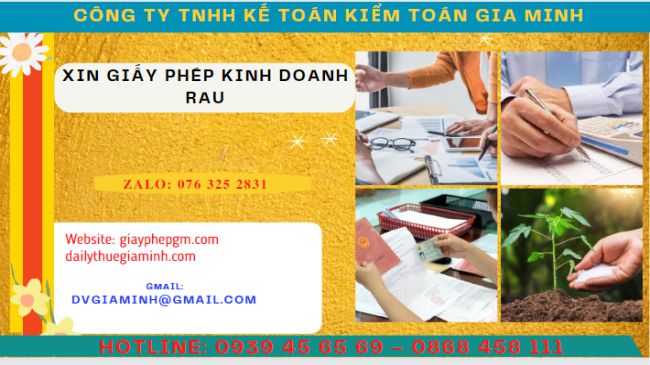 Đăng ký giấy phép kinh doanh rau củ quả tại Mỹ Tho - Tiền Giang
