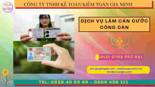 Dịch vụ làm căn cước công dân gắn chíp đúng hạn tại Bến Tre

