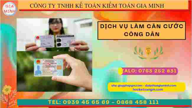 DỊCH VỤ THAY ĐỔI CĂN CƯỚC TẠI BÌNH ĐỊNH 8 Dịch vụ làm căn cước công dân gắn chíp đúng hạn tại Bình Định