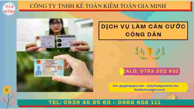 Dịch vụ làm căn cước công dân gắn chíp đúng hạn tại TP Hồ Chí Minh
