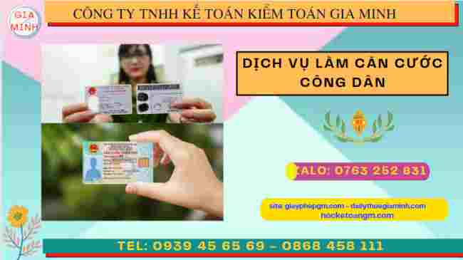 DỊCH VỤ THAY ĐỔI CĂN CƯỚC TẠI THÀNH PHỐ HỒ CHÍ MINH 8 Dịch vụ làm căn cước công dân gắn chíp đúng hạn tại Thành phố Hồ Chí Minh