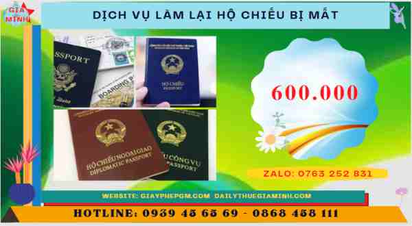 Dịch vụ làm lại hộ chiếu bị mất tại Bến Tre 9 Làm lại hộ chiếu do mất hoặc thất lạc hết bao nhiêu tiền tại Bến Tre